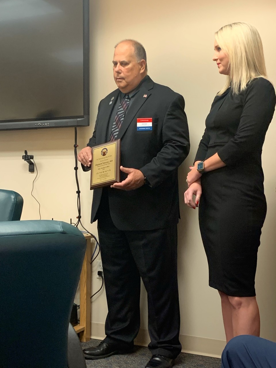 Elizabeth Traverso awarded the St. Petersburg Elks #1224 Prosecutor of the Year Award